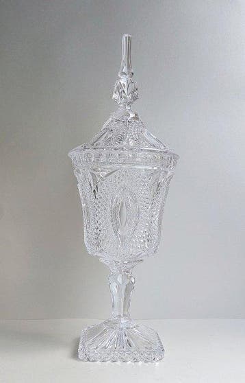Gemberpot - Gemberpot/Bonbonniere - Kristal - Gemberpot, Antiek en Kunst