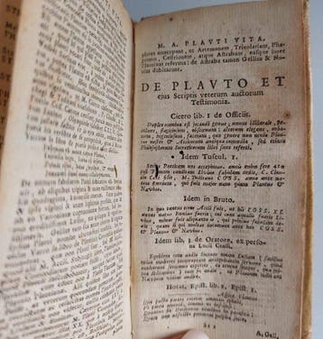 Marcus Accius Plautus - M. Accii Plauti Comoediae - 1640