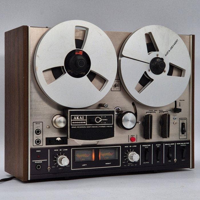 Akai - 4000DS Reel-to-reel deck 18 cm, Audio, Tv en Foto, Radio's