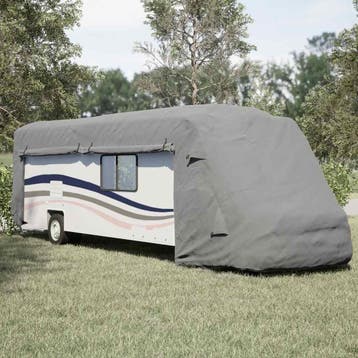 vidaXL Camperhoezen 970x235x275 cm vliesvlies grijs, Verzenden