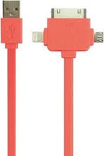 2dekans | 3-In-1 Usb 2.0-Laad-/Synchronisatiekabel, Ophalen of Verzenden, Nieuw