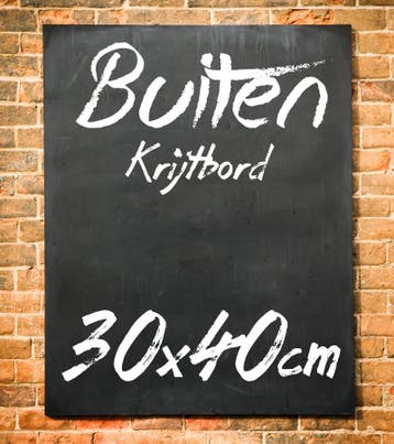 Krijtbord Buiten 30x40 cm Zonder Ophangsysteem, Verzenden, Nieuw