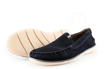 Bugatti Instappers in maat 42 Blauw, Kleding | Heren, Schoenen, Bugatti, Overige typen, Zo goed als nieuw, Verzenden