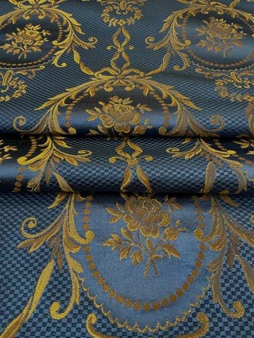 1776Voornaam jacquardweefsel in zijde-mengsel met, Antiek en Kunst