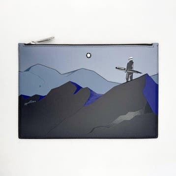 Montblanc - Meisterstück Scenic Pouch Snowborder - Pochette, Nieuw