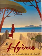 Monsieur Z - Affiche de Tourisme Hyères - La Plage des