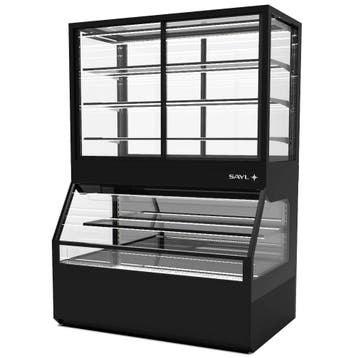 Neutraal Wandmeubel | INTEGRA COMBI | Zwart | 2 + 4 Niveaus, Verzenden, Nieuw in verpakking