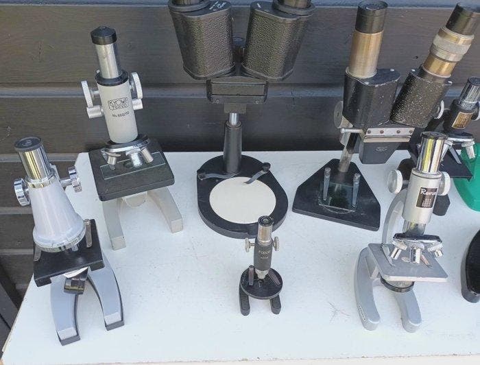 Microscope - 1960-1970, Verzamelen, Foto-apparatuur en Filmapparatuur