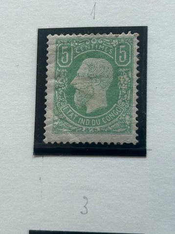 Congo belge 1886/1887 - Sélection de Léopold II parmi les