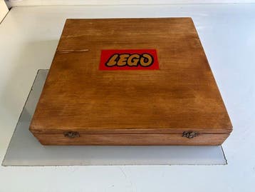Lego Produits dérivés - Houten kist met inhoud, Nieuw