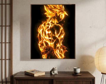 AT9 - [Canvas L] Goku Sunlight Essence - Saiyan Aura, Nieuw