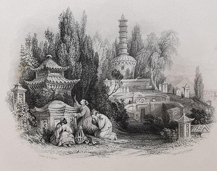 Thomas Allom & the Rev. George Wright - China. Its Scenery,, Antiquités & Art, Antiquités | Livres & Manuscrits