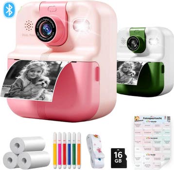 Kindercamera met Fotospeurtocht &amp; Fotoprinter - Digitale, Verzenden, Zo goed als nieuw