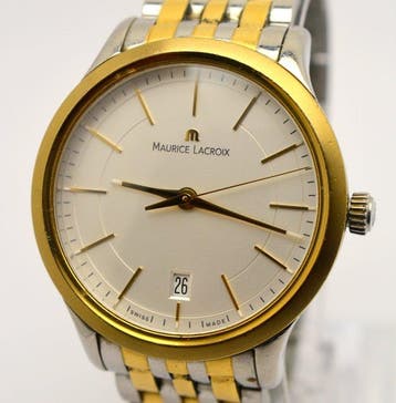 Maurice Lacroix - Les Classiques Mens 38mm Quartz Watch, Nieuw