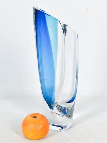 Kosta Boda - Goran Warff - Vaas - Ocean wave - Glas