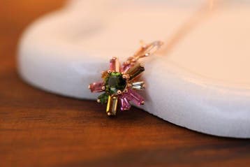 Zonder minimumprijs - Ketting met hanger Zilver, rosegoud