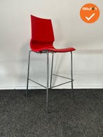 Barkruk Max Design - Ricciolina - Rood - zithoogte 73cm, Zakelijke goederen, Vergader- of Presentatieruimte, Ophalen of Verzenden