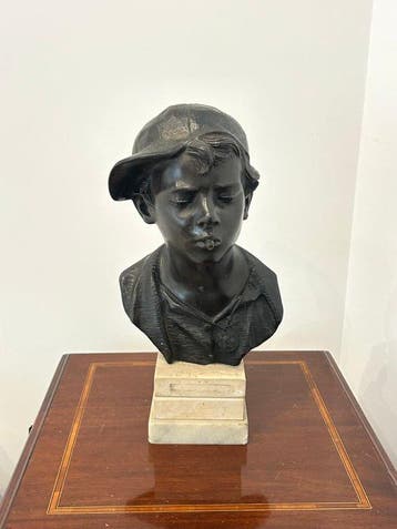 Dal modello di Giovanni De Martino (1870-1935) - sculptuur,
