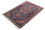 Ancien tapis afghan Akhche en laine filée à la main - Tapis