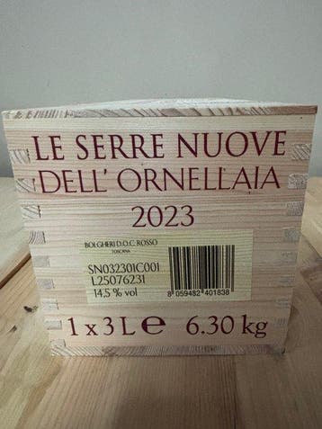 2023 Tenuta dellOrnellaia, Le Serre Nuove - Toscane - 1, Nieuw