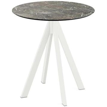 Inklapbare Tafel | INFINITY | HPL/RVS | Marmerlook Blad |, Verzenden
