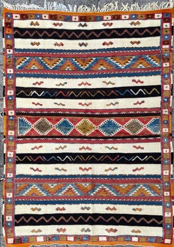 Soumak kelim (unused) - handgeweven - wol - Kelim - 202 cm -
