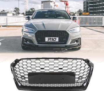 Calandre Pour Audi A5 16-19 Look Rs5 Quattro Noir Brillant, Verzenden, Nieuw