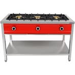 Pannenkoekenfornuis | Gas | 3 Branders | 3x 8kW |, Verzenden