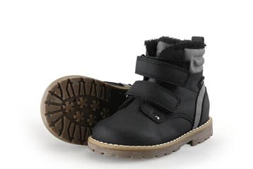 Leone Enkellaarzen Jongens in maat 22 Zwart, Verzenden, Schoenen