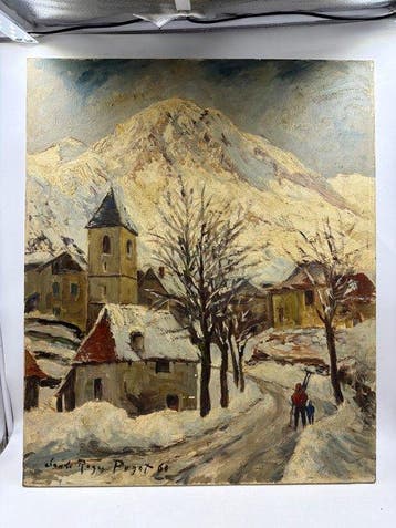 Claude Roger Puget (1911-2002) - Paysage hivernal