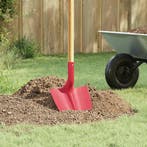 vidaXL Schep Hoofd 4 pcs Rood 39,5 x 27,5 cm Gepoedercoat, Verzenden, Nieuw