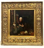 David Teniers Il Giovane (1610-1690), Ambito di - Scena di, Antiek en Kunst