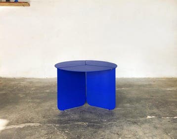 Matteo Giustozzi - Salontafel - 120 - staalplaat - blauwe
