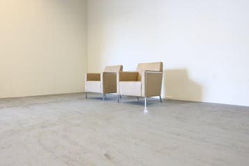 Moroso - Antonio Citterio - Fauteuil (2) - acier - Cuir,