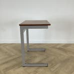 schooltafel (hxbxd) 76x70x50 cm, bruin blad - grijs