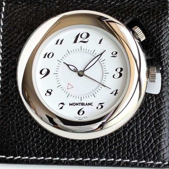 Montblanc - Travel Alarm Clock - 7056 - Heren - 2000-2010, Antiek en Kunst, Antiek | Klokken