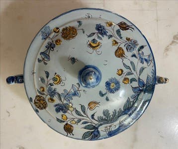 Pavia - Prima metà XVIII secolo - Rara - Beker - Keramiek
