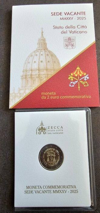 Vaticaan. 2 Euro 2025 Sede Vacante (Zonder minimumprijs)