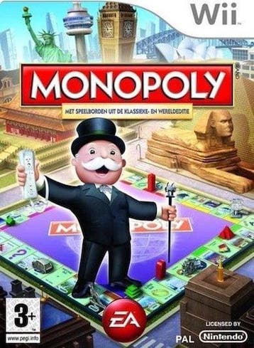 Monopoly (Wii Games), Games en Spelcomputers, Games | Nintendo Wii, Ophalen of Verzenden, Zo goed als nieuw