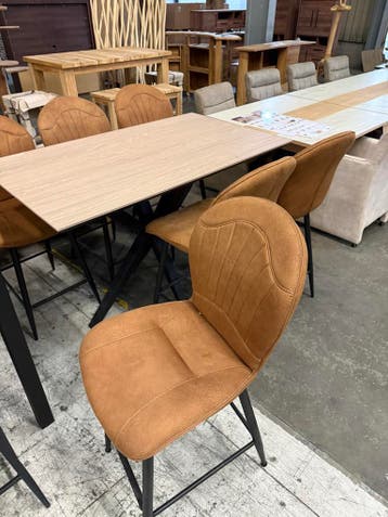 AANBIEDING: bartafel + 6 stoelen: 850 euro, Huis en Inrichting, Nieuw, Overige materialen