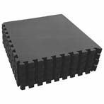 vidaXL Zwemgrondmat 24 pcs Zwart 8,64  EVA Schuim, Tuin en Terras, Verzenden, Nieuw