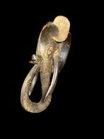 Masker Olifant - 57 cm - Baule - Ivoorkust (Zonder, Antiek en Kunst