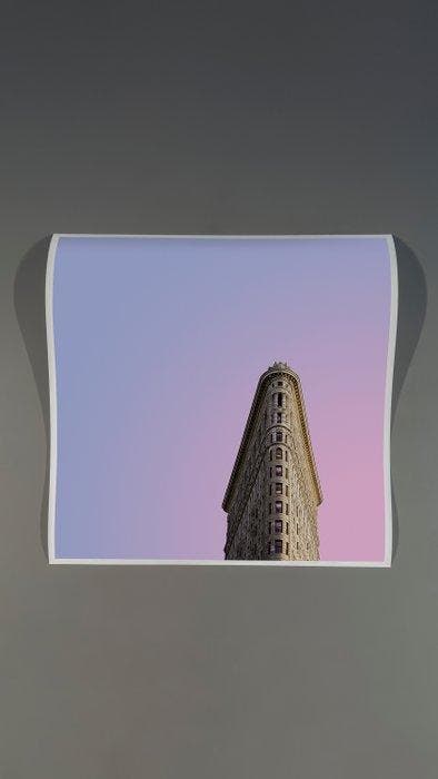 Téber - Flatiron · No Reserve, Antiek en Kunst, Kunst | Designobjecten