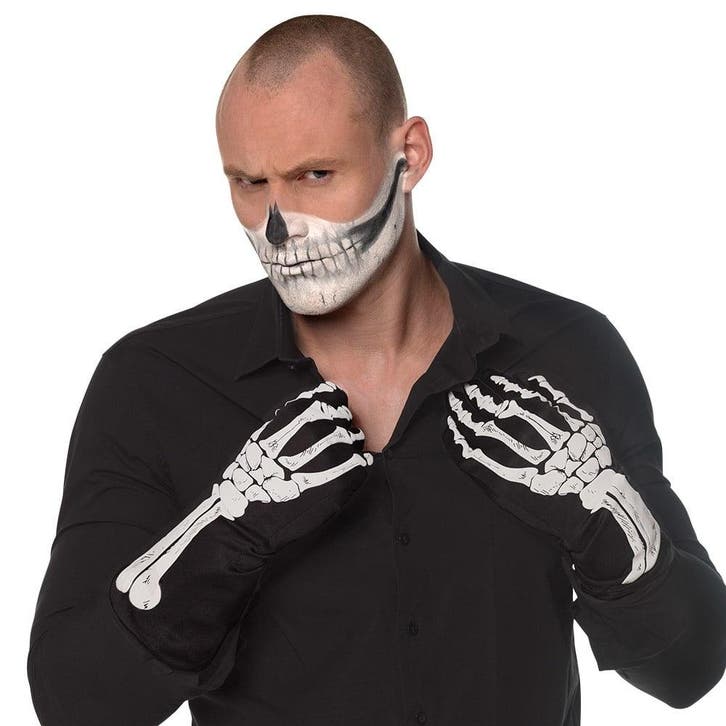 Halloween Handschoenen Skelet, Hobby en Vrije tijd, Feestartikelen, Nieuw, Verzenden