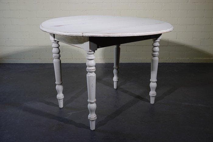 Table - Chêne - Table d’appoint suspendue peinte, Antiek en Kunst, Antiek | Overige Antiek