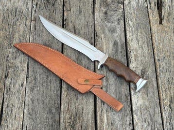 Couteau de cuisine - Couteau artisanal, acier spécial,