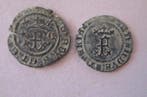 Spanje. Reyes Catolicos ( 1474-1504 ). Lote de 2 blancas de