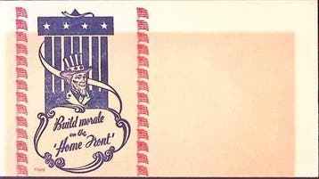 Amerikaanse envelop WWII (lijst optie), Verzenden