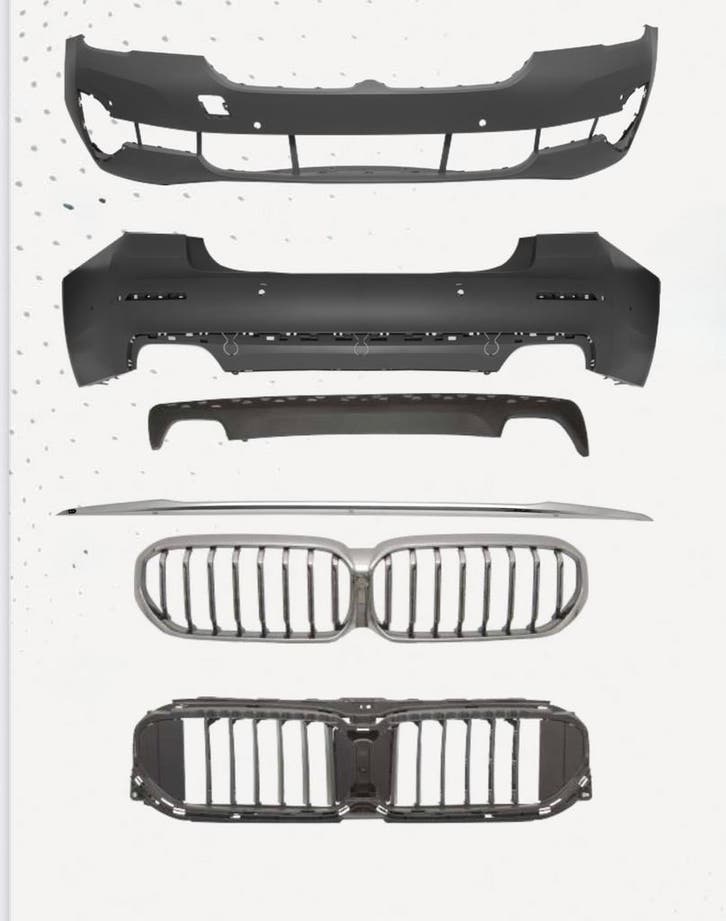 BMW G30 Luxury bodykit 2020–2023 – complete set, Auto-onderdelen, Carrosserie, Voor, Achter, Links, Rechts, Bumper, Nieuw, BMW