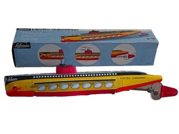 Schuco - Blikken speelgoed - Zeldzaam 5552 Electro-Submarino, Antiek en Kunst